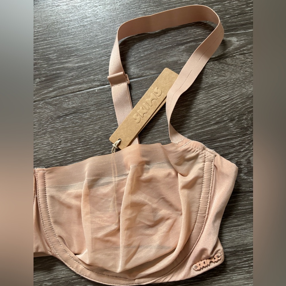 Skims Unlined Balconette Bra 34D.